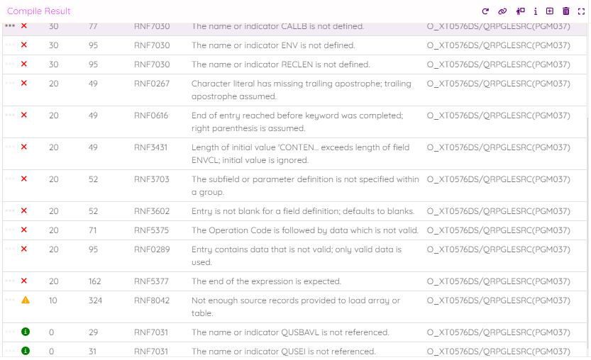 Display Compile Result in a View Reacting to Build Queue Items